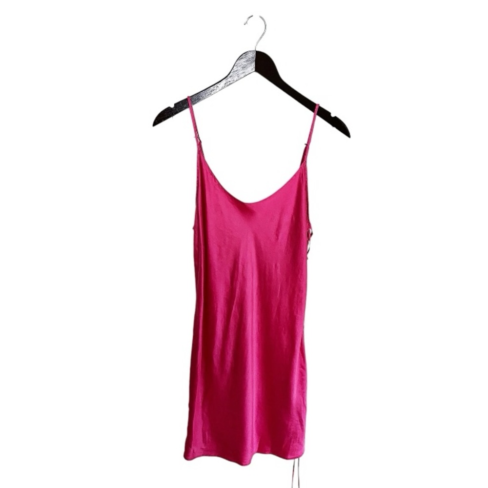 Vintage Victoria Secret 100% Silk Slip Dress in Pink